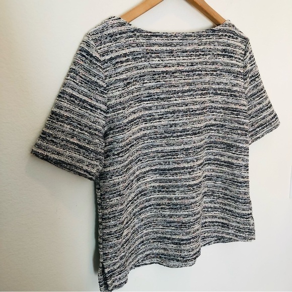 Loft Boucle Rainbow Speckled Tweed Top - Picture 12 of 12